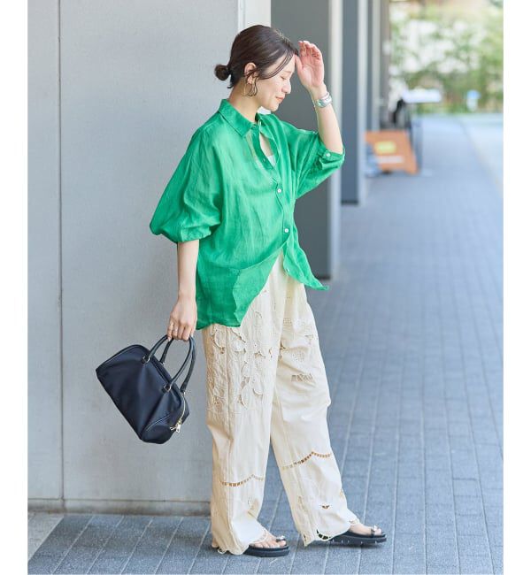 JOURNAL STANDARD「フラワーエンブロイダリースカラップ パンツ」|その他|