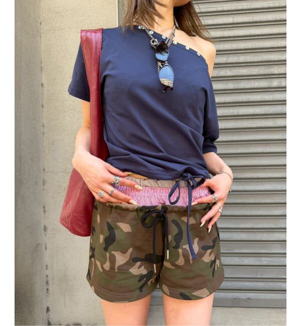 Oriens JOURNAL STANDARD「ボタンオフショルダーTシャツ」|Tシャツ・カットソー|