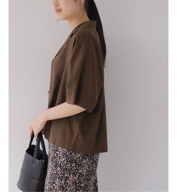 JOURNAL STANDARD relume「ラミーレーヨンオープンカラーシャツ」|シャツ・ブラウス|