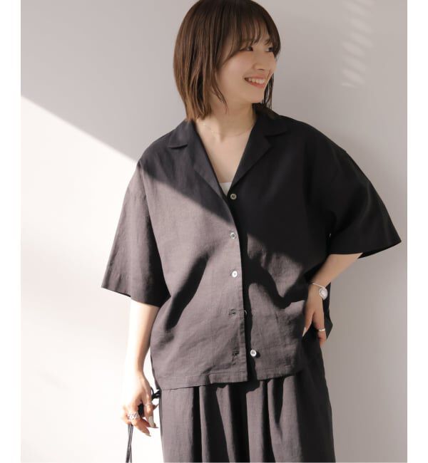 JOURNAL STANDARD relume「ラミーレーヨンオープンカラーシャツ」|シャツ・ブラウス|