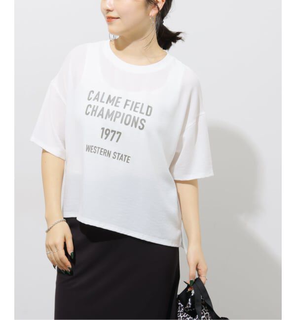 JOURNAL STANDARD relume「《追加2》2WAYジョーゼットロゴTEE」|Tシャツ・カットソー|