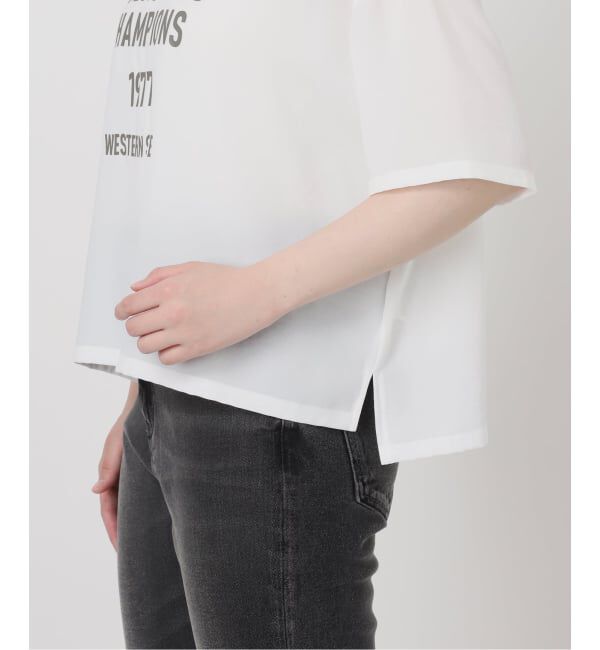 JOURNAL STANDARD relume「《追加2》2WAYジョーゼットロゴTEE」|Tシャツ・カットソー|