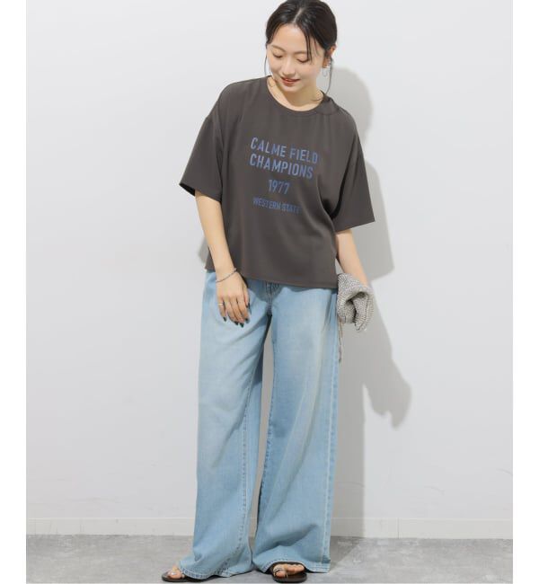 JOURNAL STANDARD relume「《追加2》2WAYジョーゼットロゴTEE」|Tシャツ・カットソー|