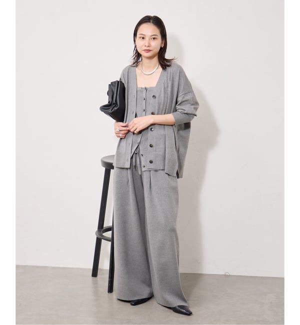 JOURNAL STANDARD「《追加》WASHABLE コットンシルクミックスタックワイドパンツ」|その他|