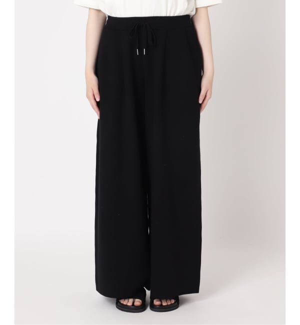 JOURNAL STANDARD「《追加》WASHABLE コットンシルクミックスタックワイドパンツ」|その他|