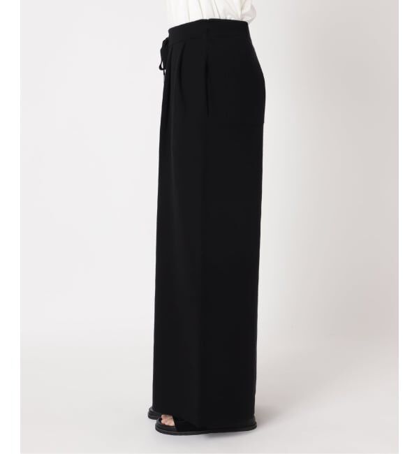 JOURNAL STANDARD「《追加》WASHABLE コットンシルクミックスタックワイドパンツ」|その他|