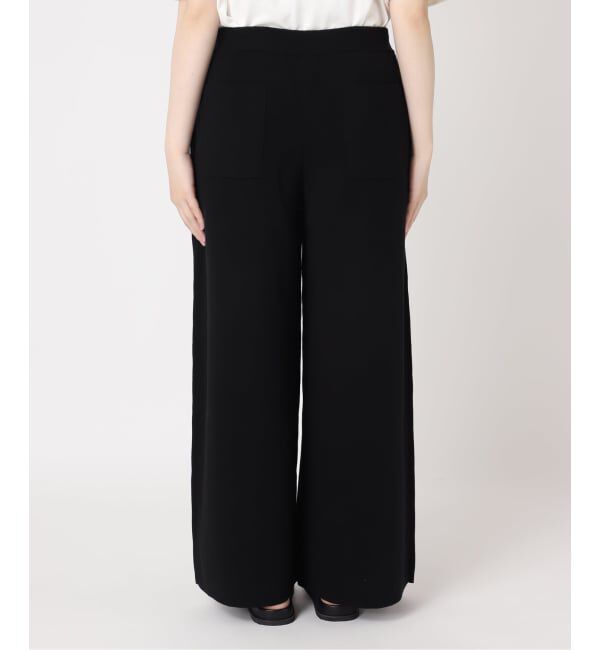 JOURNAL STANDARD「《追加》WASHABLE コットンシルクミックスタックワイドパンツ」|その他|