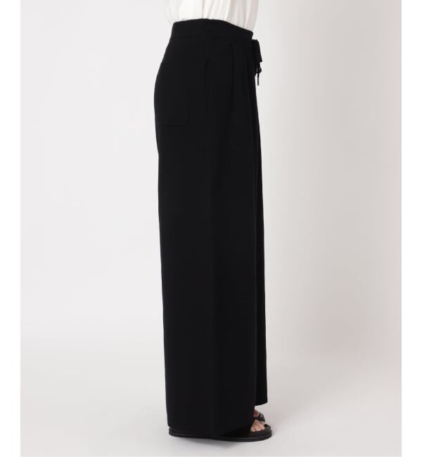 JOURNAL STANDARD「《追加》WASHABLE コットンシルクミックスタックワイドパンツ」|その他|