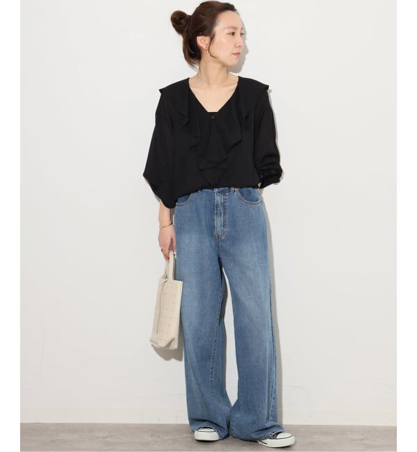JOURNAL STANDARD relume「《WEB限定追加》ラッフルロングスリーブブラウス」|シャツ・ブラウス|