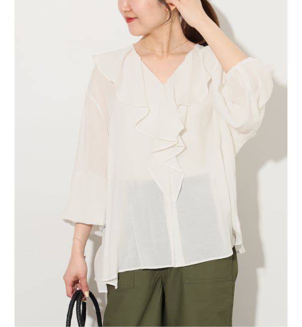 JOURNAL STANDARD relume「《WEB限定追加》ラッフルロングスリーブブラウス」|シャツ・ブラウス|
