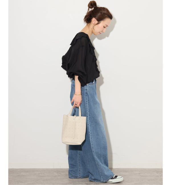 JOURNAL STANDARD relume「《WEB限定追加》ラッフルロングスリーブブラウス」|シャツ・ブラウス|