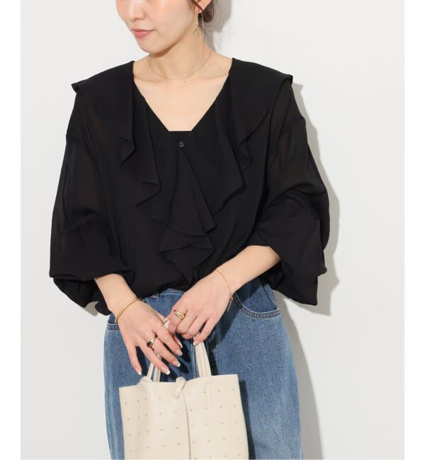 JOURNAL STANDARD relume「《WEB限定追加》ラッフルロングスリーブブラウス」|シャツ・ブラウス|
