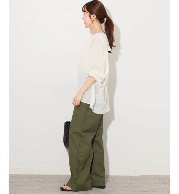 JOURNAL STANDARD relume「《WEB限定追加》ラッフルロングスリーブブラウス」|シャツ・ブラウス|