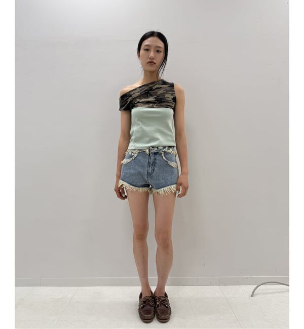Oriens JOURNAL STANDARD「カモフラージュメッシュパネルTEE」|Tシャツ・カットソー|