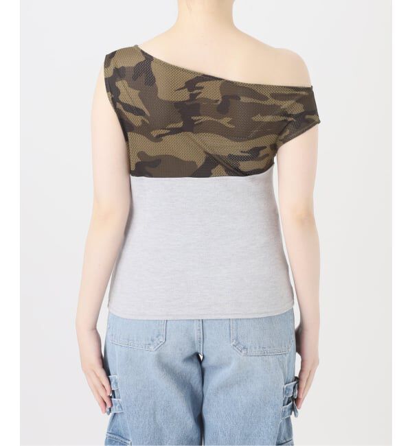 Oriens JOURNAL STANDARD「カモフラージュメッシュパネルTEE」|Tシャツ・カットソー|