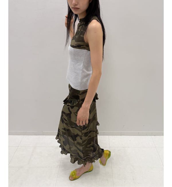 Oriens JOURNAL STANDARD「カモフラージュメッシュパネルTEE」|Tシャツ・カットソー|