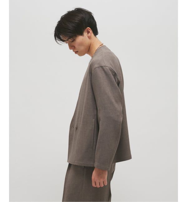JOURNAL STANDARD「エフォートレス ノーカラー ジャケット」|ノーカラージャケット|