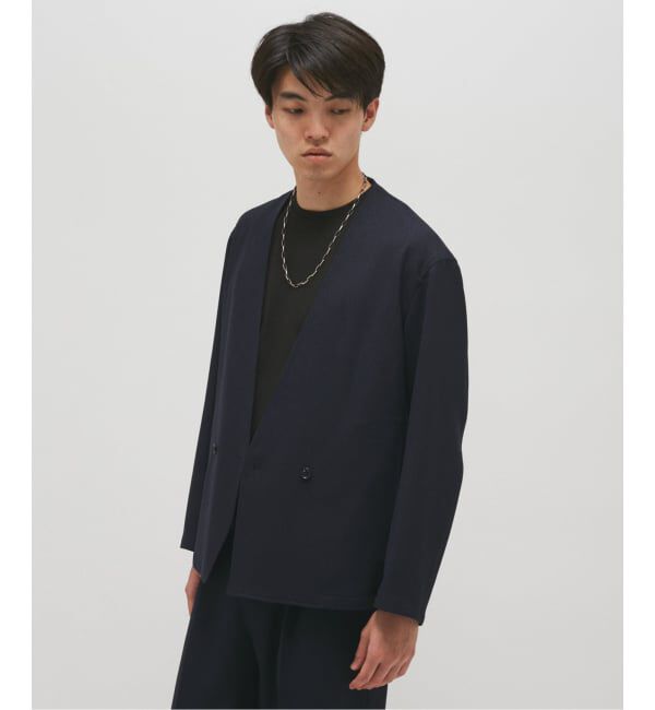 JOURNAL STANDARD「エフォートレス ノーカラー ジャケット」|ノーカラージャケット|