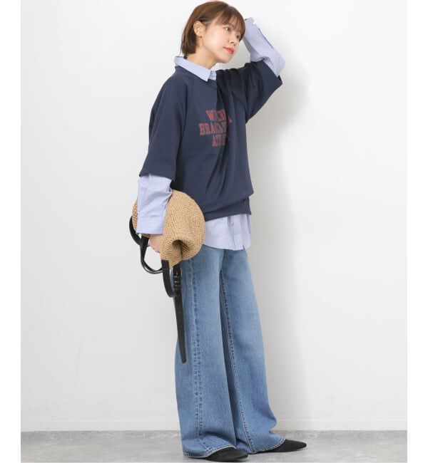 JOURNAL STANDARD relume「《追加予約》スーピマコットンストライプシャツ」|シャツ・ブラウス|
