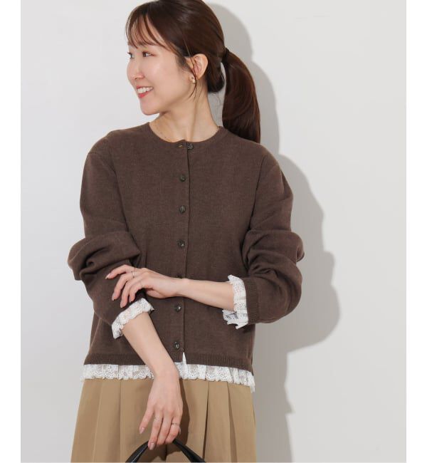 JOURNAL STANDARD relume「《予約》フルニードルレースカーディガン」|カーディガン|