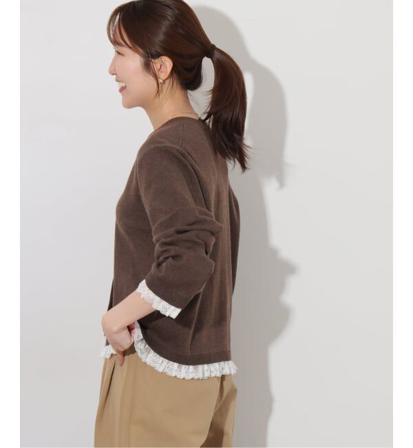 JOURNAL STANDARD relume「《予約》フルニードルレースカーディガン」|カーディガン|