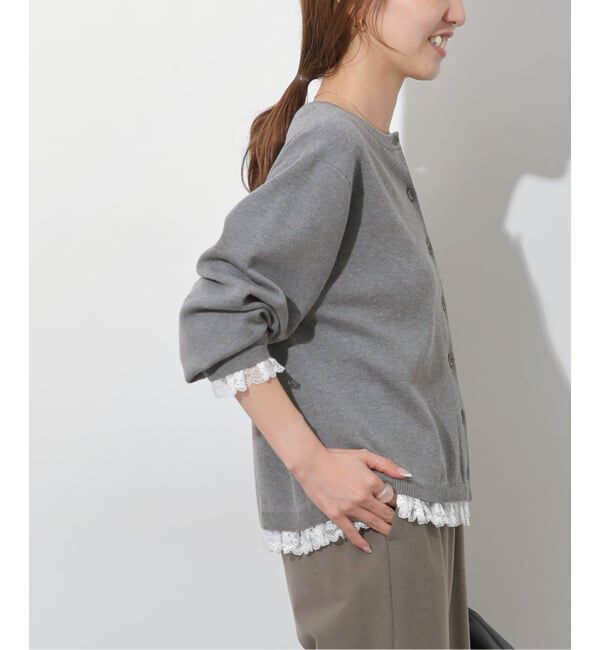 JOURNAL STANDARD relume「《予約》フルニードルレースカーディガン」|カーディガン|