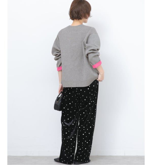 JOURNAL STANDARD relume「《一部WEB限定追加予約5》ダブルニットコントラストカーディガン」|カーディガン|