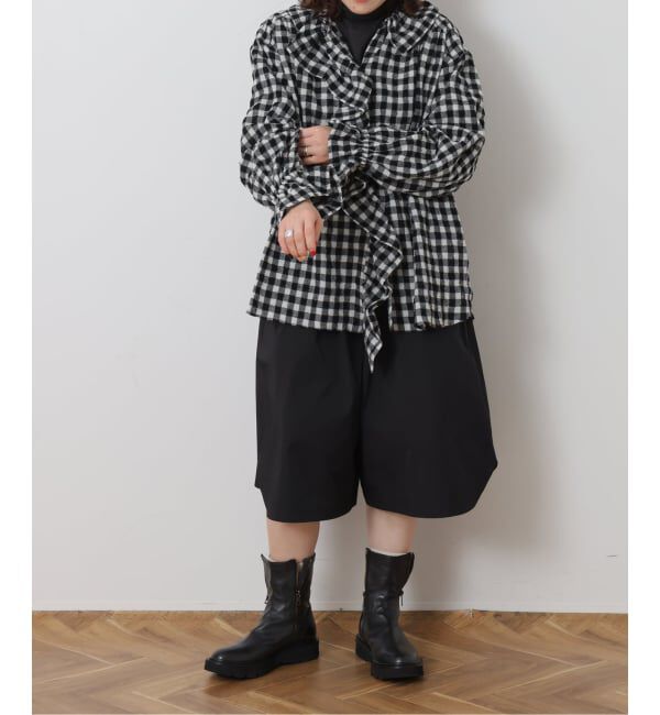 journal standard luxe「《予約》リファインチェック フリルパフブラウス」|シャツ・ブラウス|
