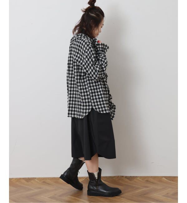 journal standard luxe「《予約》リファインチェック フリルパフブラウス」|シャツ・ブラウス|