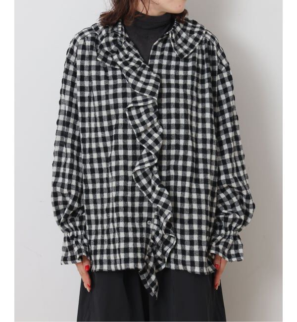 journal standard luxe「《予約》リファインチェック フリルパフブラウス」|シャツ・ブラウス|