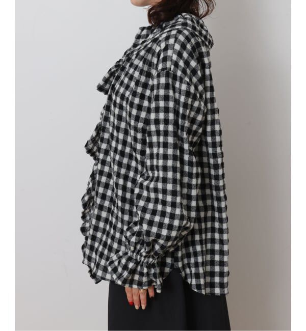 journal standard luxe「《予約》リファインチェック フリルパフブラウス」|シャツ・ブラウス|