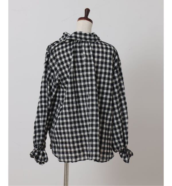 journal standard luxe「《予約》リファインチェック フリルパフブラウス」|シャツ・ブラウス|