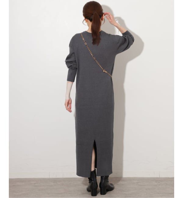 JOURNAL STANDARD relume「《WEB限定追加予約 / 新色》【MULTI FUNC+】ヘンリーネックニットワンピース」|ワンピース|