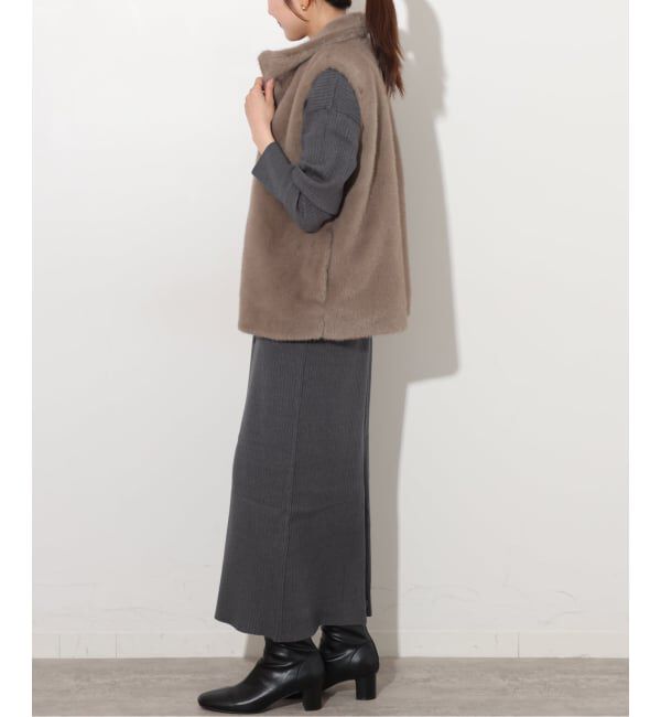 JOURNAL STANDARD relume「《WEB限定追加予約 / 新色》【MULTI FUNC+】ヘンリーネックニットワンピース」|ワンピース|