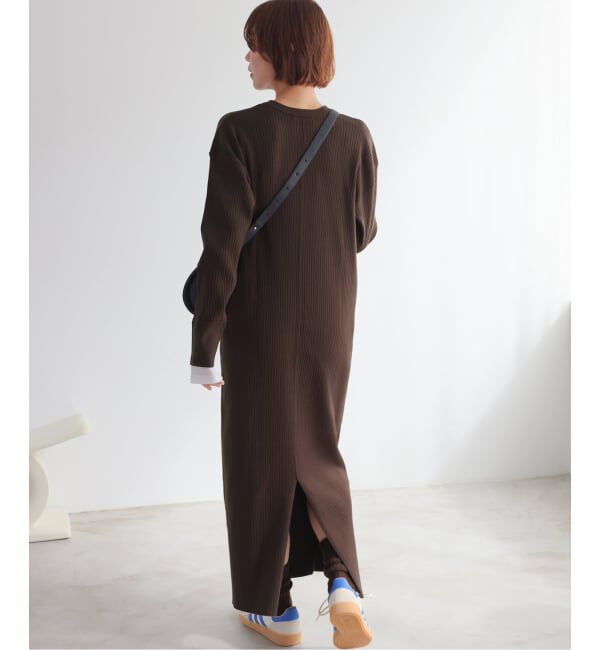 JOURNAL STANDARD relume「《WEB限定追加予約 / 新色》【MULTI FUNC+】ヘンリーネックニットワンピース」|ワンピース|