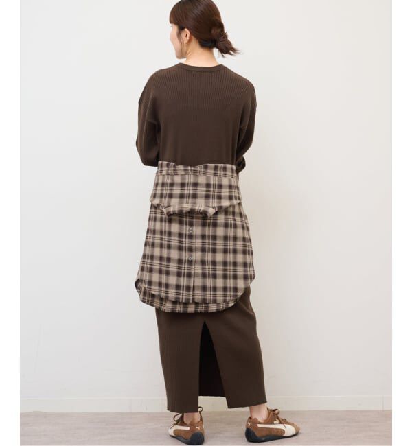 JOURNAL STANDARD relume「《WEB限定追加予約 / 新色》【MULTI FUNC+】ヘンリーネックニットワンピース」|ワンピース|