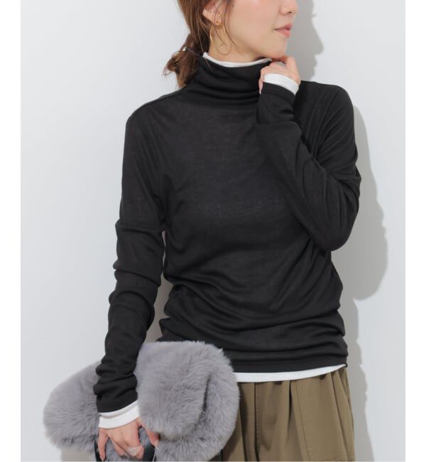 JOURNAL STANDARD relume「《予約》シアーテレコタートル」|Tシャツ・カットソー|ブラック