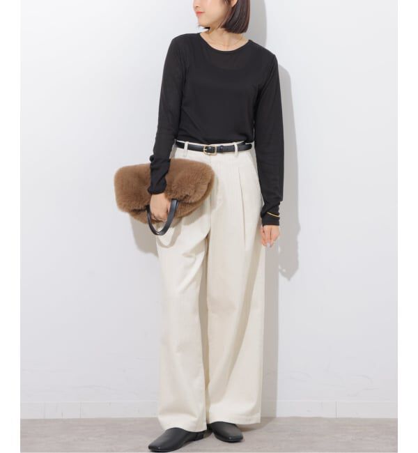 JOURNAL STANDARD relume「《予約》シアーテレコクルーネックプルオーバー」|Tシャツ・カットソー|