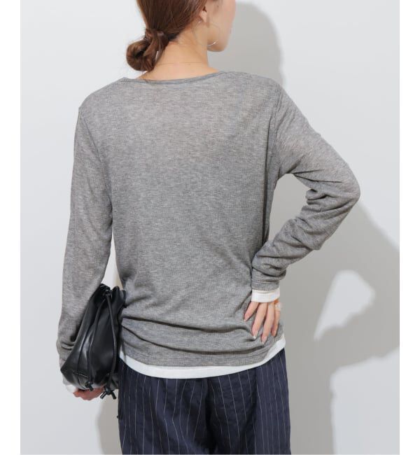 JOURNAL STANDARD relume「《予約》シアーテレコクルーネックプルオーバー」|Tシャツ・カットソー|