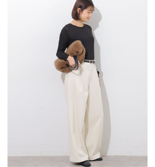 JOURNAL STANDARD relume「《予約》シアーテレコクルーネックプルオーバー」|Tシャツ・カットソー|