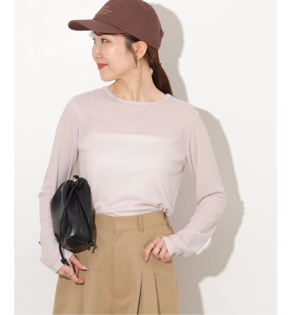 JOURNAL STANDARD relume「《予約》シアーテレコクルーネックプルオーバー」|Tシャツ・カットソー|