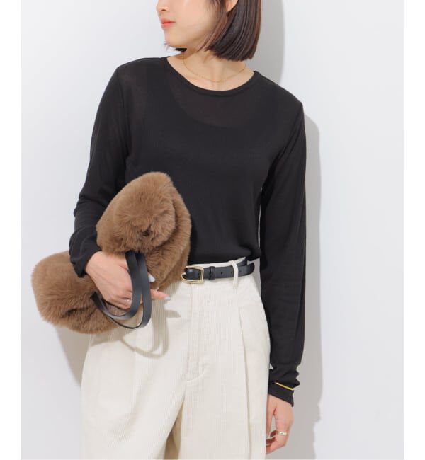 JOURNAL STANDARD relume「《予約》シアーテレコクルーネックプルオーバー」|Tシャツ・カットソー|