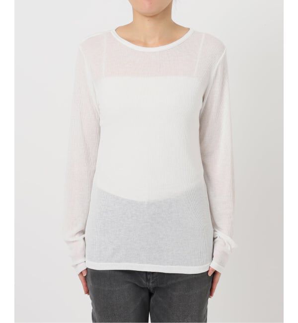 JOURNAL STANDARD relume「《予約》シアーテレコクルーネックプルオーバー」|Tシャツ・カットソー|