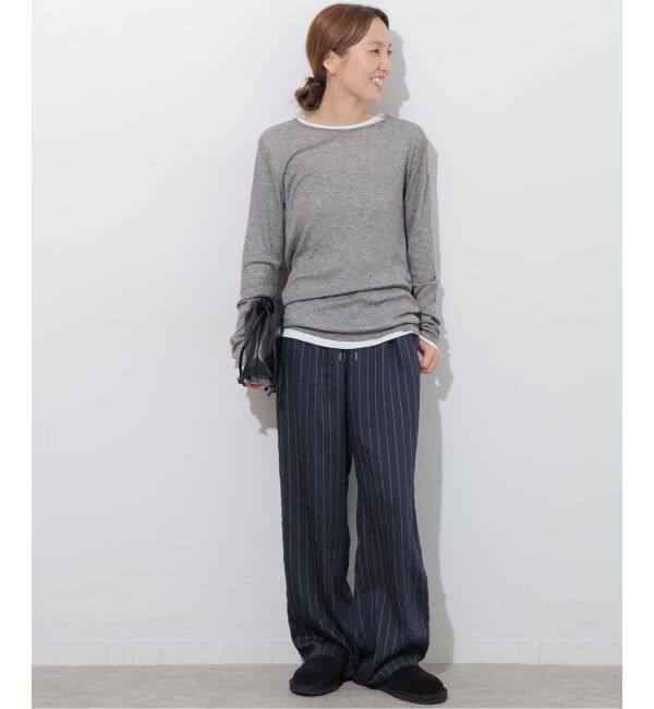 JOURNAL STANDARD relume「《予約》シアーテレコクルーネックプルオーバー」|Tシャツ・カットソー|