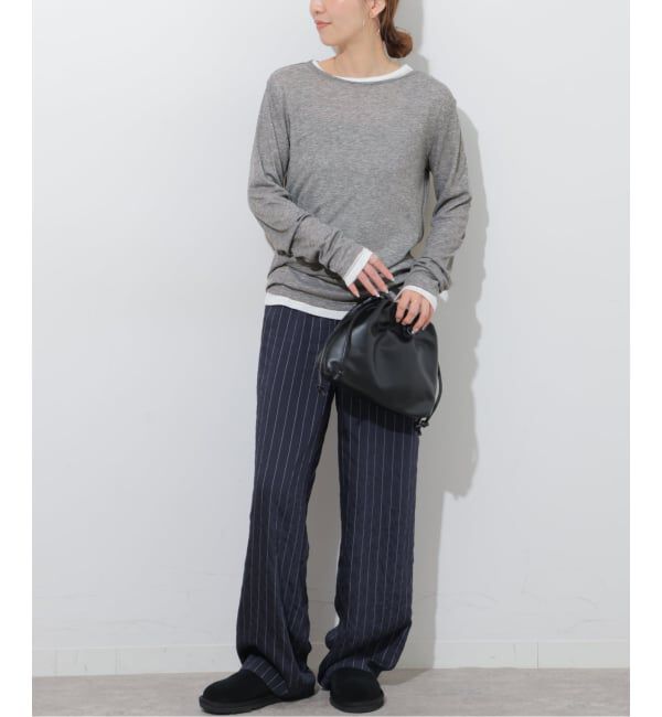 JOURNAL STANDARD relume「《予約》シアーテレコクルーネックプルオーバー」|Tシャツ・カットソー|