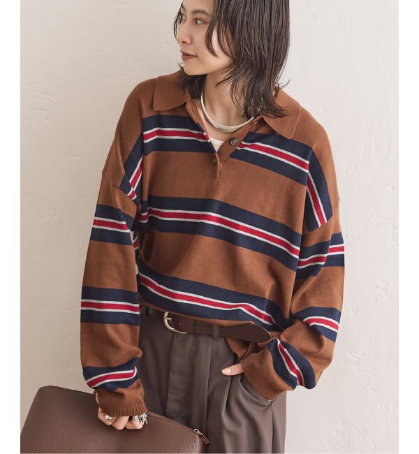 JOURNAL STANDARD「《予約》ラガーニットロングシャツ」|ニット・セーター|