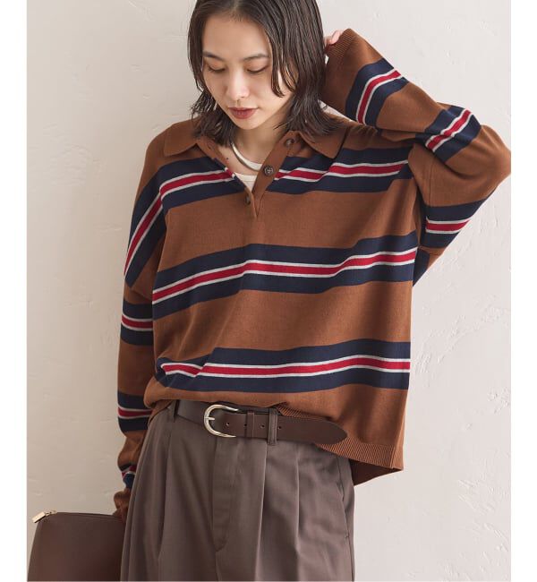 JOURNAL STANDARD「《予約》ラガーニットロングシャツ」|ニット・セーター|