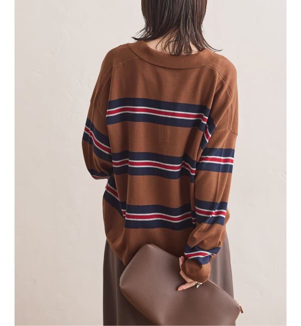 JOURNAL STANDARD「《予約》ラガーニットロングシャツ」|ニット・セーター|