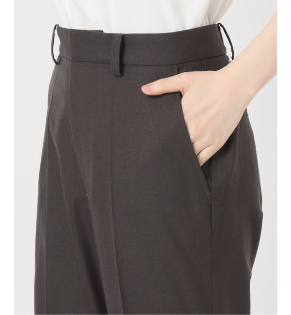 Spick and Span「《セットアップ可 / 追加》ウールブレンドパンツ」|スラックス|