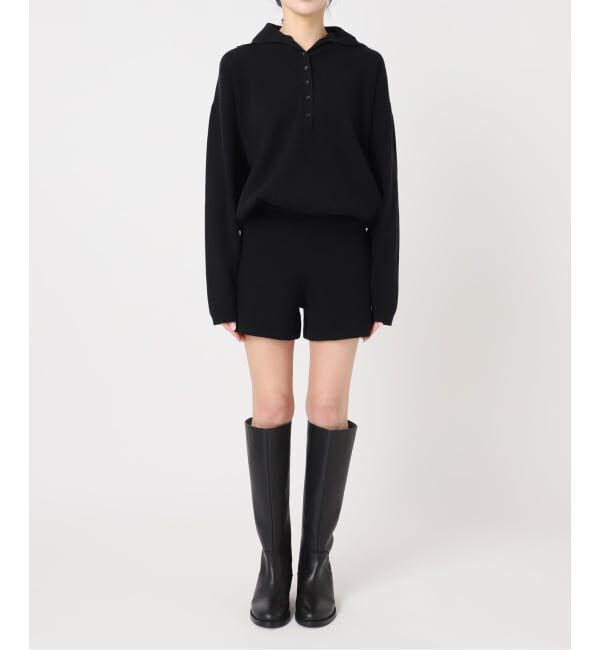 U by SPICK&SPAN「フロントボタンニットオールインワン」|オールインワン|